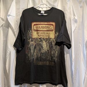 C2 AMCs The Walking Dead Infected Graphic T-shirt Sz 2XL